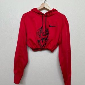 Nike football cropped hoodie